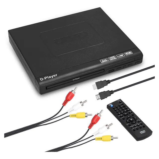 Reproductor De Dvd Portátil De 1080p Con Función De Memoria