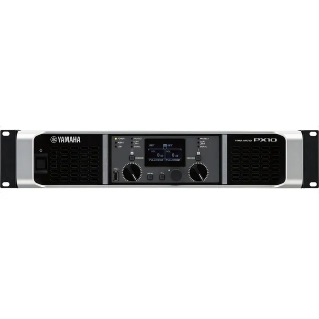 Potencia Amplificador Power Amp Yamaha Px10 Px-10 Libertella Color Negro Potencia De Salida Rms 1200 W