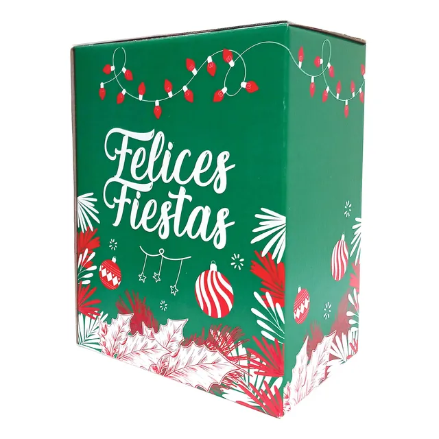 Cajas Navideñas Maletín Fiestas Navidad Navideños