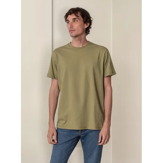 Polera Hombre Premium Cuello Redondo 100% Algodón Uv+pro
