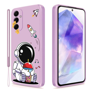 Funda Para Samsung Galaxy A56 5g De Silicona Líquida + Correas Funda Para Samsung Galaxy A56 5g De Silicona Líquida + Correas