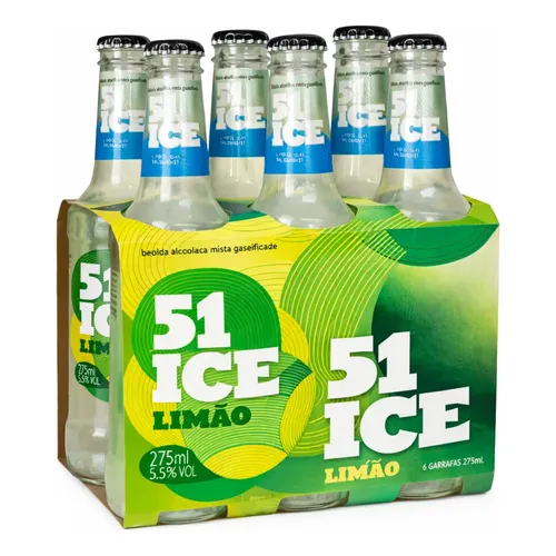 Kit Bebida 51 Ice Sabores Sortidos 275ml C/06 - Ice 51 | MercadoLivre