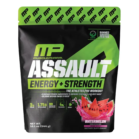Polvo Para Antes Del Entrenamiento Muscle Pharm Assault Ener