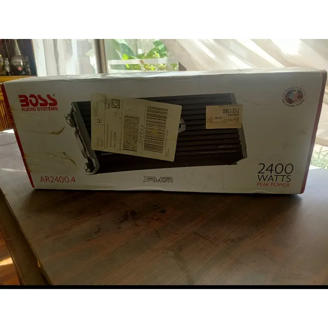 Planta De Sonido Audio System Boss 2400 Watts 4 Canales