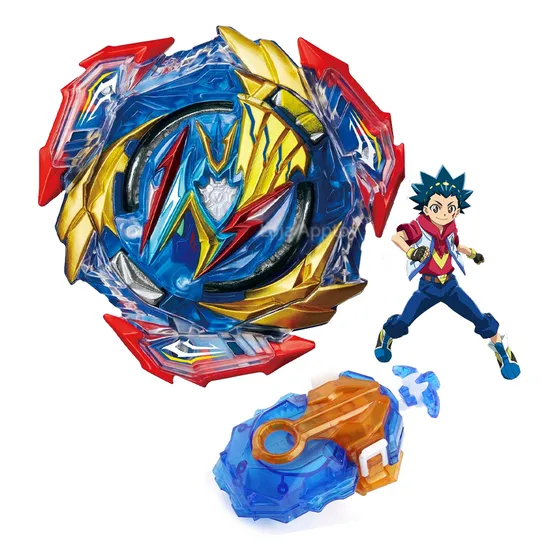 Beyblade Burst Turbo Valtryek Valt Com Lançador Aquiles