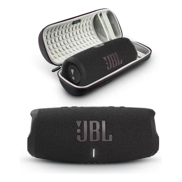 Parlante JBL Charge 5 portátil con bluetooth waterproof negra
