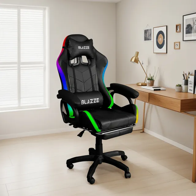 Silla Gamer Ergonómica Buff - Rgb
