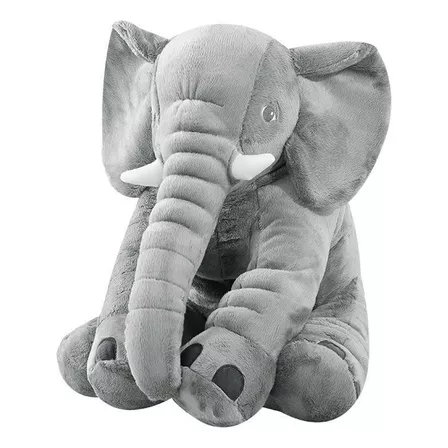 Peluche Grande Elefante Almohada Juguete Niños Y Bebes 60cm