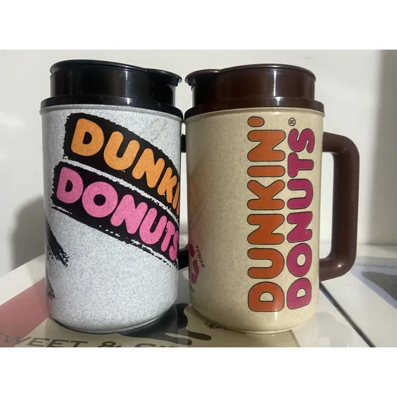 Vaso Vintage Dunkin'donuts 2 Unidades Sartén Usa