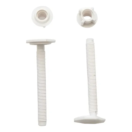 Repuesto Par Tornillos Asiento Inodoro Herraje Nylon 