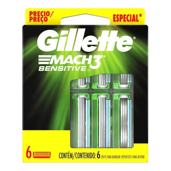 Repuestos Para Afeitar Gillette Mach3 Sensitive Sensitive