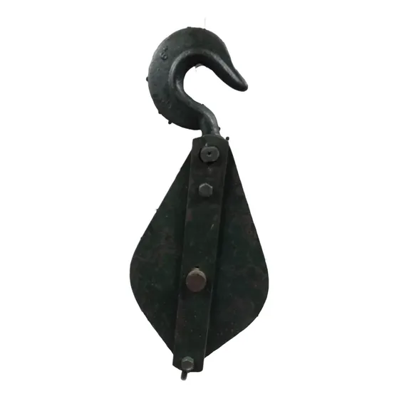 Polea Moton Gancho De Carga 6 Pulgadas Doble Carril
