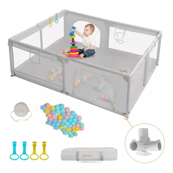 Corralito Para Bebe Corral 1.8m X 1.2m De Juegos Bebés Niños