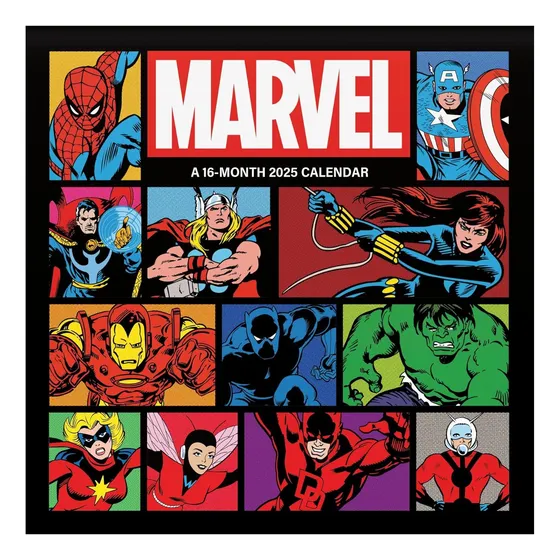 Libro 2025 Marvel Comics Wall Calendar