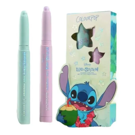 Lilo & Stitch X Colourpop Duo Sombras En Lápiz Cute & Feisty Cute Feisty