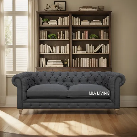 Sillon Sofa Chesterfield De 2 Cuerpos Precio De Fabrica