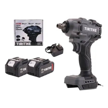 Chave De Impacto Brushless 500nm Com 2 Baterias 48v Cinza-escuro 127/220v