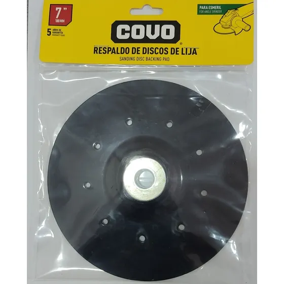 Soporte O Respaldo De Disco De Lija 7 Pulgadas Para Esmeril