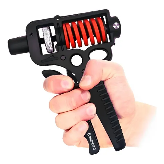 Hand Grip Rubber Fit Fortalecedor Flexor de Punho Mãos Antebraço 165kg Preto