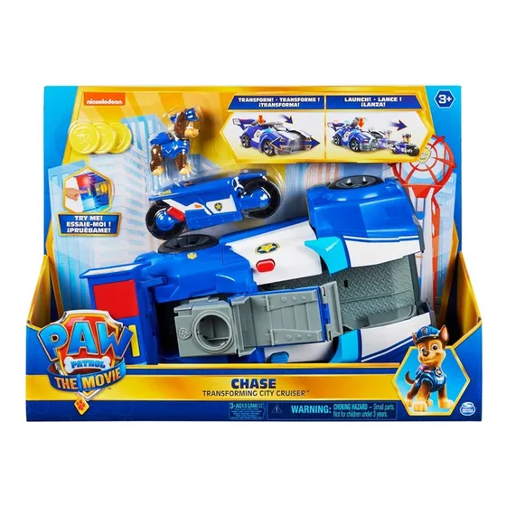 Paw Patrol Vehículo Transformable De Chase - Original