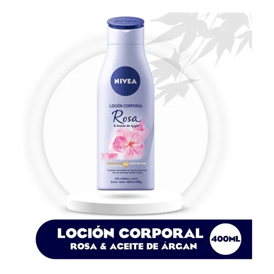 Crema Corporal Nivea Rosas & Aceite De Argán 400 Ml