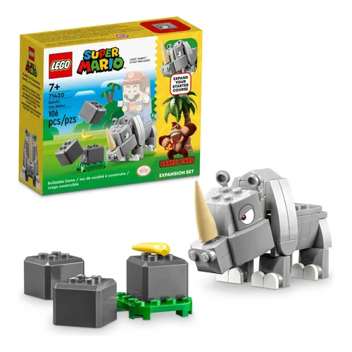 Lego Super Mario Set De Expansión Rambi El Rinoceronte 71420