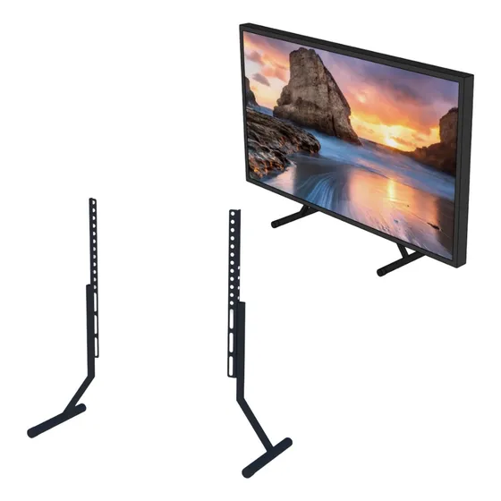Suporte Tv Mesa Universal P/ Tv 32 A 75 Suportaço Cor Preto