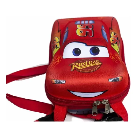 Mochila Lonchera  Niño Cars Rayo Mcqueen