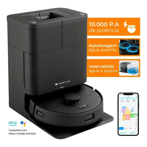 iRobot Robô Roomba Combo J7+, 2 em 1, Esvaziamento automático e