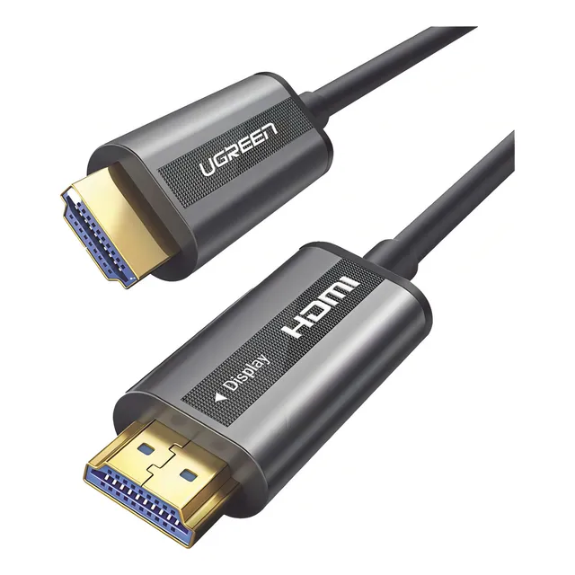 Ugreen 50219 Cable Hdmi 50mts Fibra Óptica 4k 60hz Alta Velocidad 18 Gbps