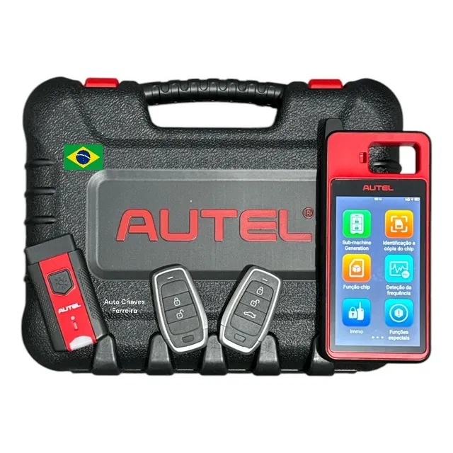 Km100 Autel Programador De Chaves Automotiva Portugues