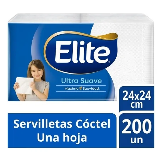 Servilleta Elite 200 Un Caja 32 Paquetes
