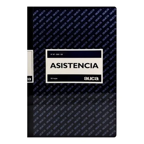 Libro De Asistencia 50 Hojas Auca