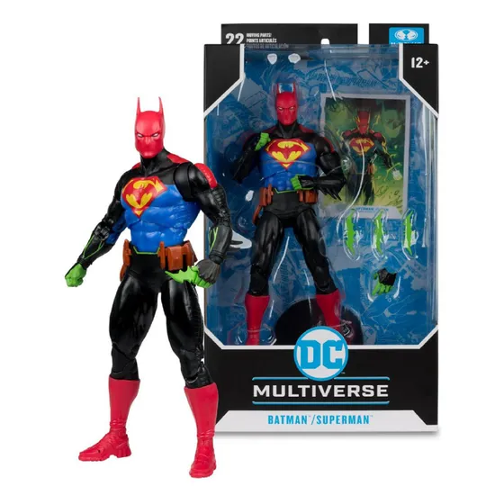 Mcfarlane Multiverse Batman Superman Worlds Finest Fusion