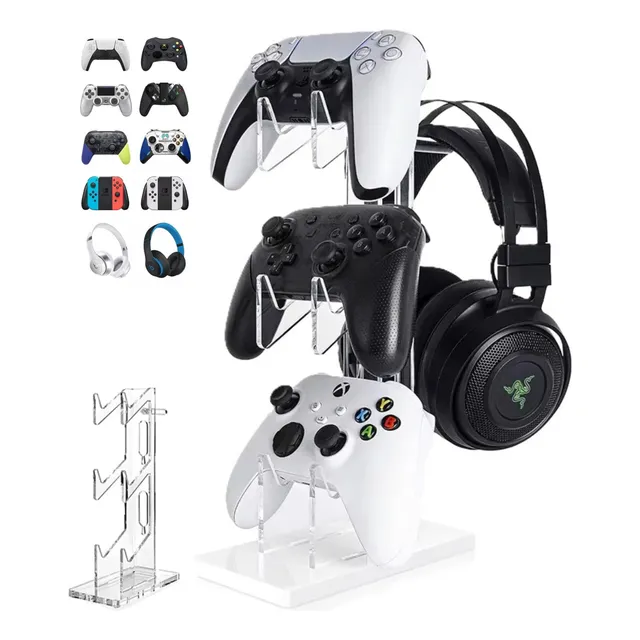 2 Bases De Controles, Auriculares Para Xbox Ps5 Ps4 Nintendo