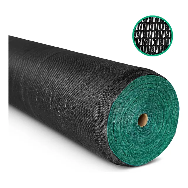 Malla Polisombra Negra 65%  Por Rollo 100mts X 4mts