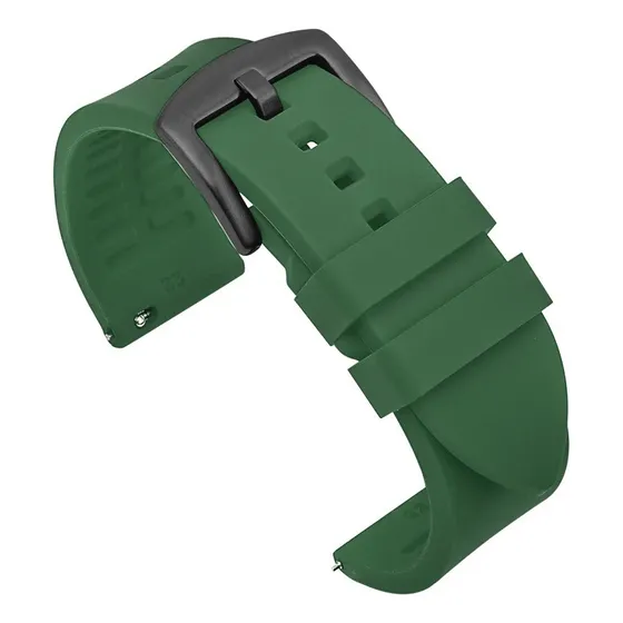 Correa Silicon Hebilla Negra Para Fossil Hybrid Hr Neutra
