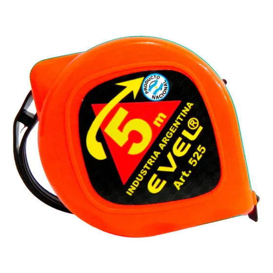 Cinta Métrica 5 Metros De Acero Evel