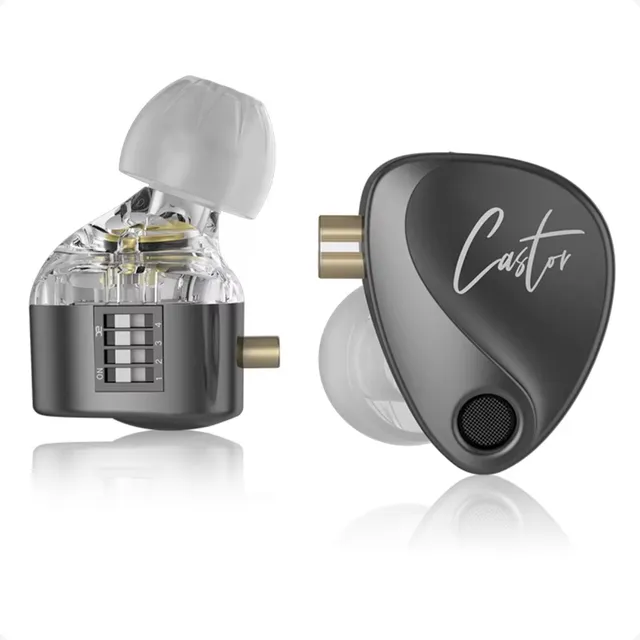 Fone De Alta Fidelidade Kz Castor Monitor De Palco