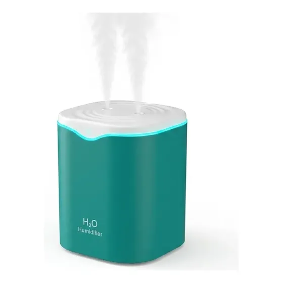 Umidificador De Ar 2l Bico Duplo Silencioso Verde-escuro