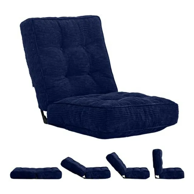 Silla De Piso Ajustable Con Respaldo, Para Meditación Y Lect