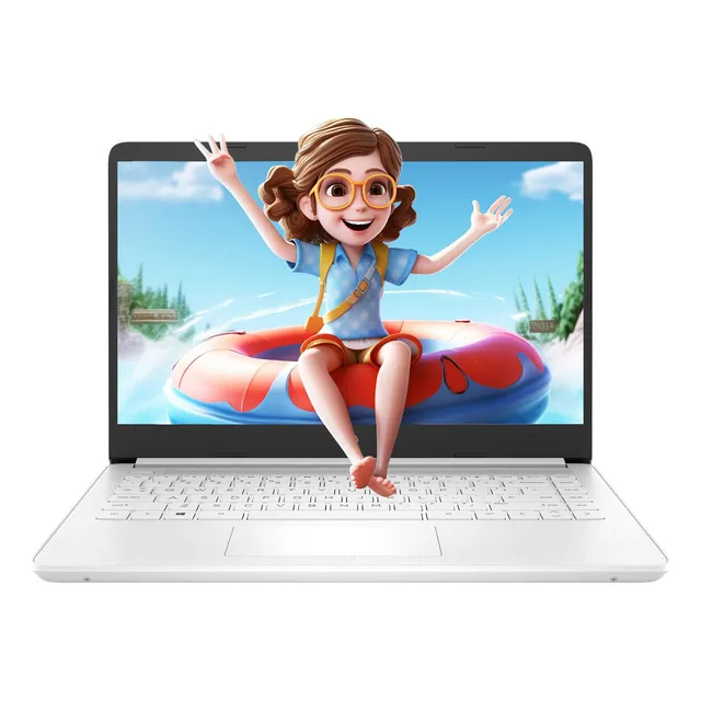 Portátil Hp 14  Intel Celeron 16gb Ram 64gb Ssd Blanco