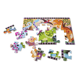 Rompecabezas Melissa & Doug Dinosaur Dawn, 24 Unidades, 91 X Rompecabezas Melissa & Doug Dinosaur Dawn, 24 Unidades, 91 X