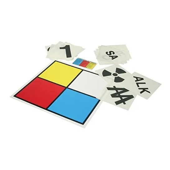 Accuform Zfd101pa Aluminio Nfpa Kit Cartel En Blanco, 10  Lo