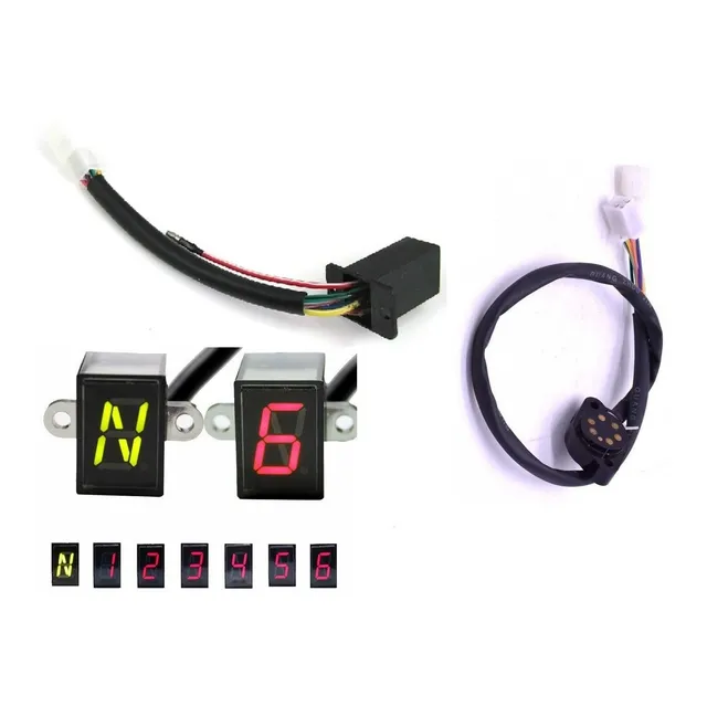 Indicador Cambios 6 Marchas+sensor Suzuki Rojo Gs500 Vstrom