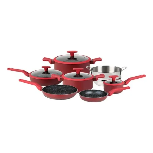 Juego De Ollas Mageflon Supreme 7pzas Tapa De Vidrio