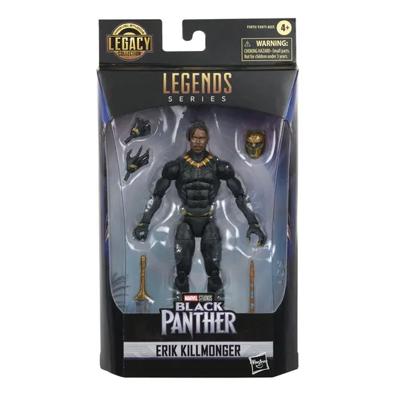Figura De Acción Erik Killmonger Marvel Hasbro Black Panther