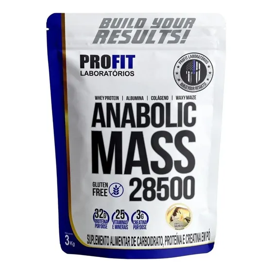 Suplemento Proteína Hipercalorico Anabolic Mass 3kg Profit