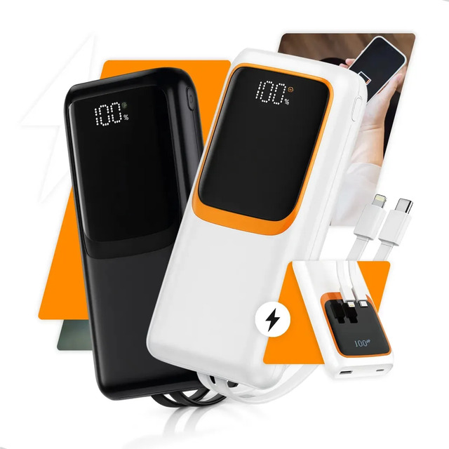 Power Bank 20.000mah Carregador Portátil Carga Rápida Premium Com Display Compatível Com T...