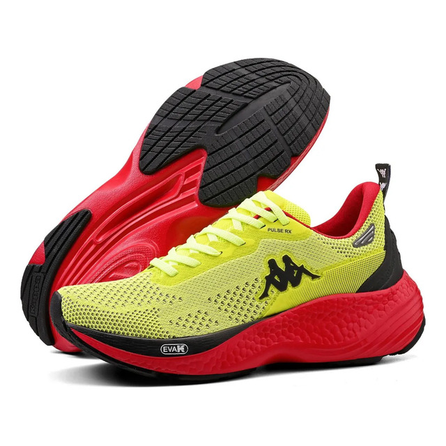 Tênis Kappa Pulse Rx Unissex Corrida Conforto Tênis Kappa Pulse Rx Unissex Corrida Conforto